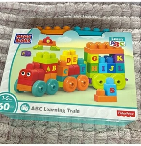 Mega Bloks Building Toys Basics ABC NWT, Learning Train Brand - Picture 1 of 4