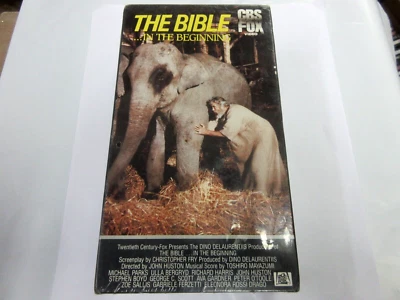 The Bible ...In The Beginning (CBS FOX Video VHS 1986) New/Sealed - Image 1 of 4