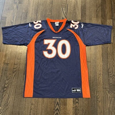 Мужская футболка Denver Broncos размер XL Davis синяя - Изображение 1 из 4