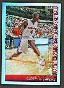 Chris Bosh 2005-06 Bowman Chrome 3rd Year Refractor /300 # 27 Future HOF 