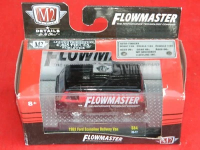 NEW M2 MACHINES 1963 FORD ECONOLINE DELIVERY VAN RED S84 1:64 SCALE - Image 1 of 3