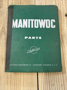 Manual de piezas Manitowoc 3900T serie # 39972 genuino OEM usado envío gratuito - Imagen 1 de 7