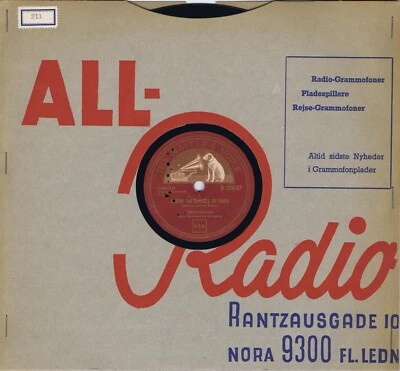 EARTHA KITT Lovin' Spree b/w Under The Bridges of Paris Danish 1954 HMV B 10647 - Image 1 of 2