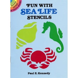 Fun With Sea Life Stencils new Dover Little Activity Book - Picture 1 of 1