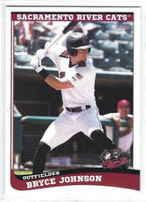 2022 Sacramento River Cats (Triple A-San Francisco Giants) Bryce Johnson