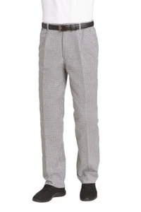LEIBER 12/5350 Unisex Kochhose Bäckerhose Herren Damen pepita schwarz+blau Gr.70 - Bild 1 von 4