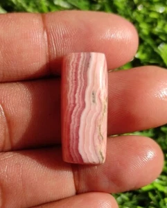 Colgante de rodocrosita natural de 35,00 quilates para hacer cabujón rectangular 29X12X7 mm - Imagen 1 de 6