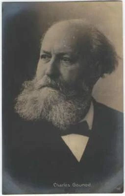 French composer CHARLES FRANCOIS GOUNOD. Vintage card 1 - Image 1 of 2