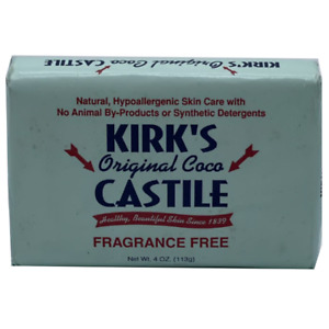 Kirk's Original Coco Castile Fragrance Free Bar Soap 4 oz