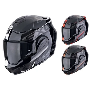Scorpion Klapphelm EXO-Tech Evo Traveller Motorrad Helm Sonnenblende Pinlock - Bild 1 von 11