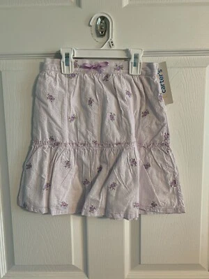 Falda floral púrpura claro talla 6X Carter’s Girls nueva con etiquetas Foto 1 de 3
