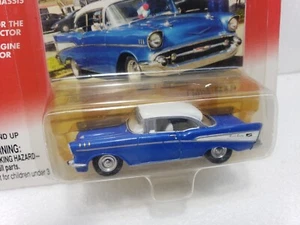 Johnny Lightning Classic Gold 1957 CHEVY BEL AIR Blue w/White Top FREE SHIPPING! - Picture 1 of 3