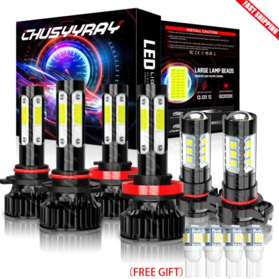 Combo 6x faros LED altos bajos antiniebla para Subaru Impreza 2012-2016 Foto 1 de 4