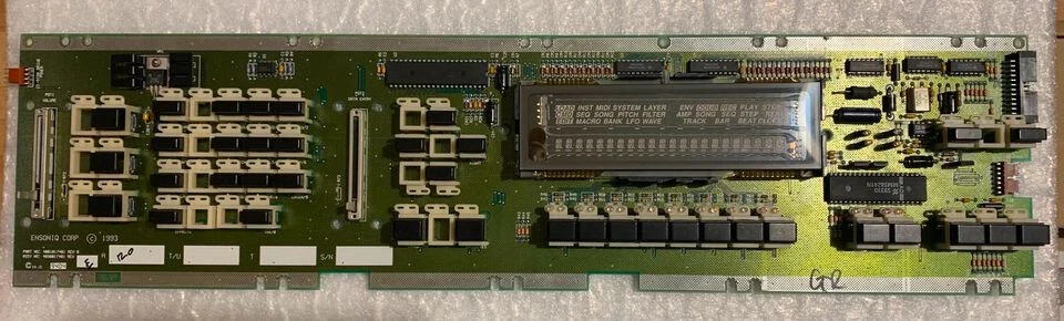 Ensoniq ASR-10 Display/Keypad Board - Bild 1 von 1