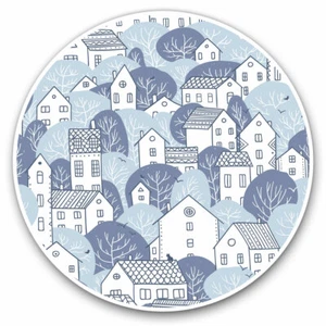 2 x Vinyl Stickers 30cm - Pretty Tree House Pattern Cute Home Cool Gift #24325 - Photo 1/9