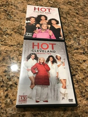 HOT IN CLEVELAND - SEASONS 1-2 DVD SETS. LIKE NEW. BETTY WHITE. - Image 1 of 2