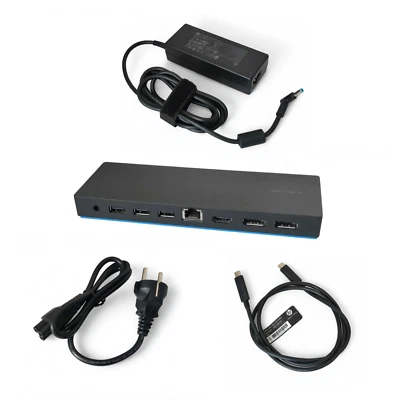 HP USB-C Dock G4 L13899-001 4x USB 2x DP HDMI LAN 90W für HP Elitebook ZBook etc - Bild 1 von 4