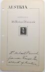 Michael Hainisch 2nd President Of Austria 1920 to 1928 Autograph Signed Page