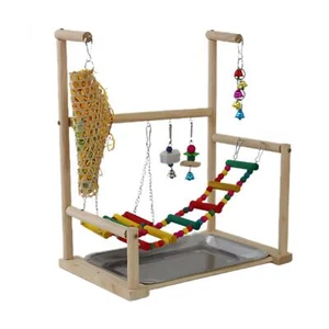 Bird Playground Bird Activity Center for Finch Budgie Cockatiel Hummingbird - Picture 1 of 6