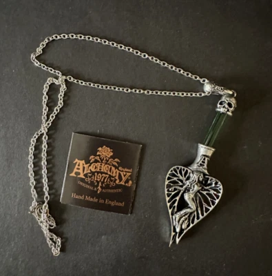 La Fée Absinthe Spoon Pendant Alchemy Gothic - Immagine 1 di 3