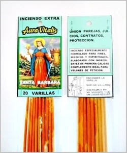 Santa Barbara Incienso Esotérico, Esoteric Incense 20 Varillas/Sticks - Foto 1 di 1
