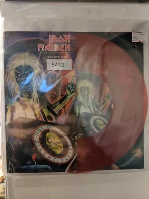 Iron Maiden - Out Of The Silent Planet Red Coloured Vinyl 45 RPM. FREE UK POST. - Image 1 of 4