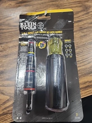 Klein Tools 7 In 1 Impact Flip Socket Multi Bit Set With Handle Model 32910 - Image 1 of 2