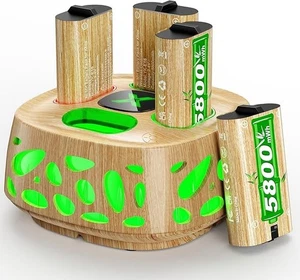 Batería recargable 5800mWh para Xbox con cargador carga rápida modos RGB - Imagen 1 de 5