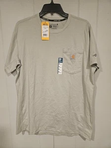 Carhartt Force Shirt Mens Medium Light Green Relaxed Short Sleeve Pocket Tee NWT - Picture 1 of 5