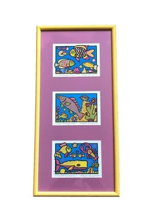 Holly Sue Bunning 1994 signierte Serigraphen 3er Set datiert, gerahmt und betitelt - Bild 1 von 7
