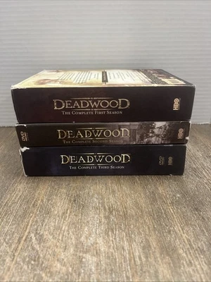 DEADWOOD Season 1 2 & 3 Complete Series  DVD Disc Box Set - Image 1 of 4