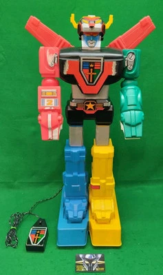 Vintage ROBOT JUMBO VOLTRON GOLION 64 cm made in U.S.A. by LJN Toys 1984 Working - Imagen 1 de 4