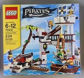 LEGO Pirates Soldiers Fort (70412) Retired 2015 NEW Sealed with box damage