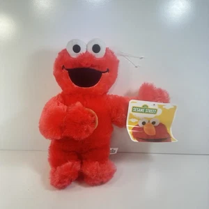 NWT Rare Cookie Monster Sesame Street Red  Plush Stuffed Toy Factory 9 Inch - Picture 1 of 8