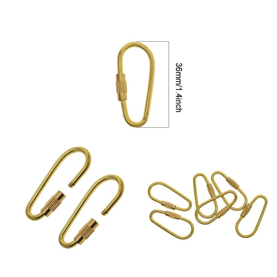 Durable Brass Screw  Rings Key  Camp And Keychains DIY - image 1 of 1