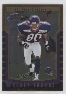 2000 Bowman Chrome NFL Europe Prospects Corey Thomas #158 - Image 1 of 2