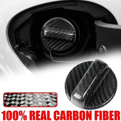 Cubierta de tapa de tanque de combustible de fibra de carbono real para Nissan 350Z 370Z 720 Altima GTR Foto 1 de 4
