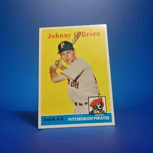 Tarjeta de béisbol Topps 1958 Pittsburgh Pirates Johnny O'Brien 2B-SS #426 de colección - Imagen 1 de 2