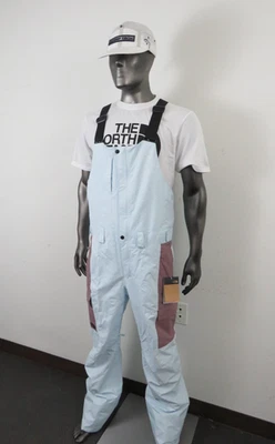 NWT Mens The North Face Freedom Waterproof Shell Ski Bibs Pants - Ice Cap - Image 1 of 4