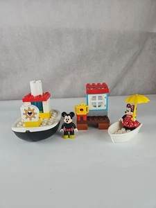 LEGO Duplo Disney Set 10881 Mickey's Boat with Mickey & Minnie Mouse, Skirt - Picture 1 of 10