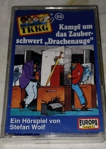Musikkassette -TKKG Kampf um das Zauberschwert "Drachenauge"Folge 88- Tape MC - Bild 1 von 2