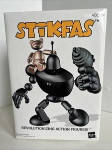 STIKFAS MECHANA SEGMENTED ROBOT  W/TEDDY BEAR ACTION FIGURE KIT 2003 Hasbro NIB - Picture 1 of 7