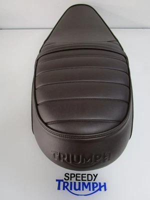 ASIENTO TRIUMPH BONNEVILLE NEGRO T100 & T120 MARRÓN T2310660 Foto 1 de 4