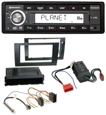 Continental USB 1DIN AUX DAB MP3 Autoradio für Audi A4 B6 B7 00-08 Symphony Bose - Bild 1 von 4