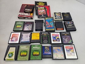 Lot of 21 Good Atari Intellivision Misc Game Cartridges Untested As Is Lot 7