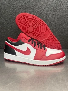Zapatilla deportiva Air Jordan 1 Low Reverse Black Toe Bulls 553558 163 talla 13 TOTALMENTE NUEVA - Imagen 1 de 10