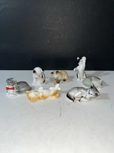 Cats Of Character Figuines Danbury Mint Collection, Lot Of 7 Bone China - Picture 1 of 4