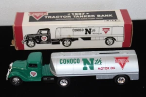 1937 Conoco Tractor Tanker Bank Limited Edition ERTL c.1991 (No Key or Papers) - Picture 1 of 17