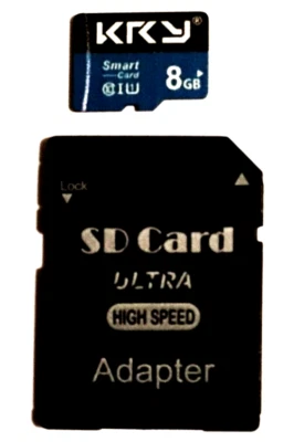 XD Adapter w/8GB Micro-SD Memory Card + SD Adapter Hi-Speed - Image 1 of 2