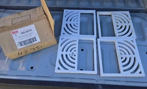 New 4pcs Oatey 42751 9 3/16" PVC Floor Sink Top Grate - Picture 1 of 1